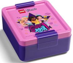 LEGO Friends Girls Rock desiatový set fľaš a box - fialová