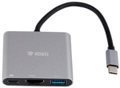 Yenkee USB C na HDMI, USB C, A, YTC 031