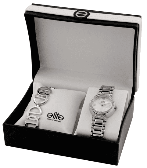 Elite Models dámska sada hodiniek a náramku E53684-201