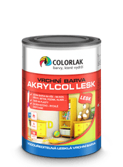 COLORLAK Akrylcol Lesk V-2046, červená pálená AQ C8250, 2,5 l