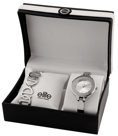 Elite Models dámska sada hodiniek a náramku E54484-204