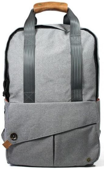 PKG DRI Tote Backpack 15" PKG-LB08-15-DRI-LGRY, svetlo šedý