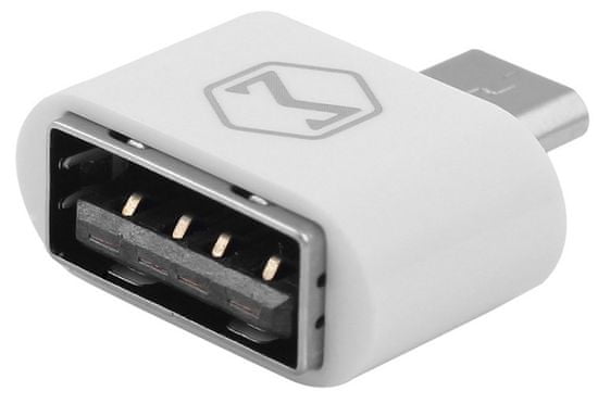 Mcdodo Redukcia z USB 2.0 A/F na microUSB (18x18x9 mm), biela, OT-0971