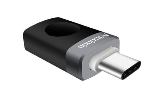 Mcdodo redukcia z USB 3.0 A/F na USB-C (31.7x12,2x6,95 mm), sivá OT-1942