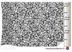 Patifix - Samolepiaca fólia dekoratívna 15-6485 DEKOR ČIERNOBIELY - šírka 45 cm