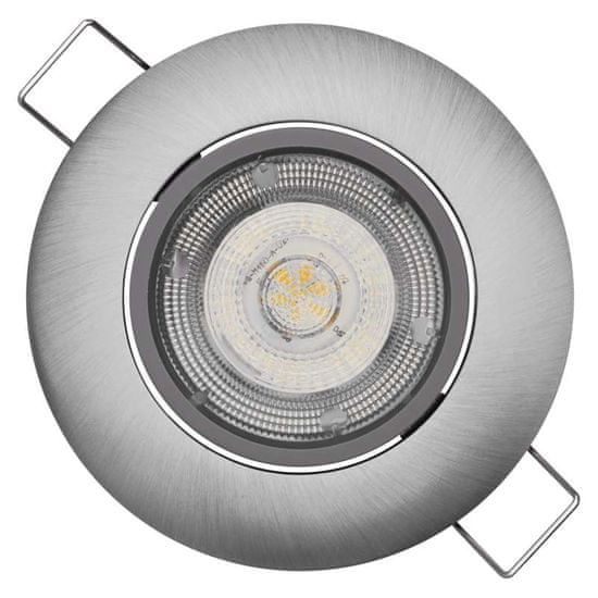 EMOS LED bodové svietidlo Exclusive strieborné, neutrálna biela (8 W)