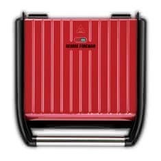 George Foreman 25050-56 Steel Entertaining Grill Red