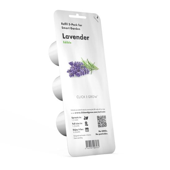 Click and Grow náplň pre smart kvetináče a farmy - Levanduľa, 3ks v balení