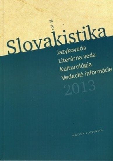autor neuvedený: Slovakistika II/2013