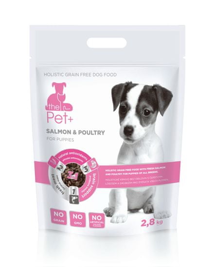 thePet+ 3in1 dog SALMON &amp; POULTRY Puppies 2,8 kg