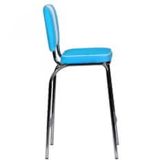 Bruxxi Barová stolička Elvis, modrá