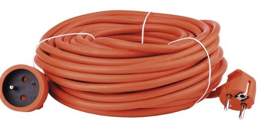 EMOS Predlžovací kábel - spojka, 20m, 3 × 1,5 mm, oranžový (1901012000)