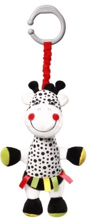 BabyOno Závesná plyšová hračka s vibráciou Žirafa Adelle