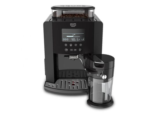Automatický kávovar Krups EA819N10 Arabica Latte čierny
