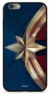MARVEL Captain Marvel 022 Premium Glass Kryt pro iPhone 7/8 Plus Blue MPCCAPMV11104