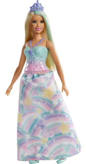 Mattel Barbie Čarovná princezná zelená FXT14