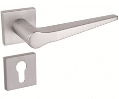 Infinity Line Gusto 600 satina mat nikel - kľučka na dvere - pre cylindrickú vložku