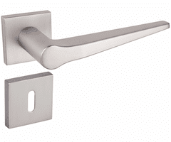 Infinity Line Gusto 600 satina mat nikel - kľučka na dvere - pre cylindrickú vložku