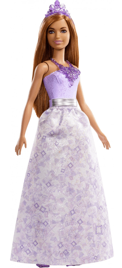 Mattel Barbie Čarovná princezná fialová FXT15