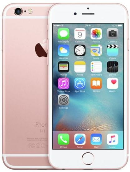 Apple iPhone 6S, 128 GB, růžově zlatý