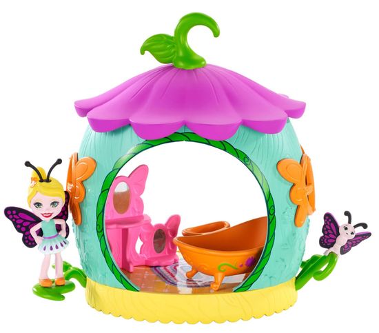 Mattel Enchantimals chrobáčik s domčekom Coocon Bathroom