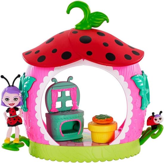 Mattel Enchantimals chrobáčik s domčekom Teeny Kitchen