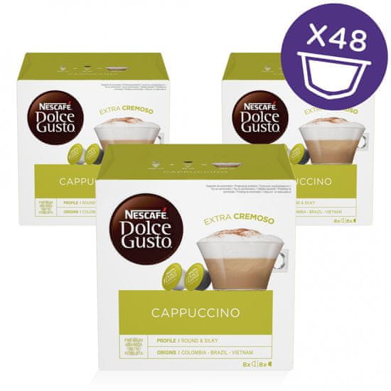 NESCAFÉ Dolce Gusto® kávové kapsule Cappuccino 3 balení