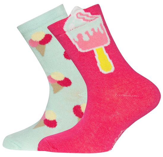 EWERS dievčenské vzorované ponožky