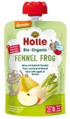 Holle Bio Fennel Frog 100% pyré hruška - jablko - fenikel 6 x 100g