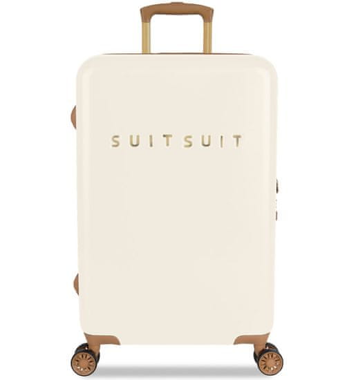 SuitSuit Cestovný kufor TR-7104/3-M - Fab Seventies Antique White