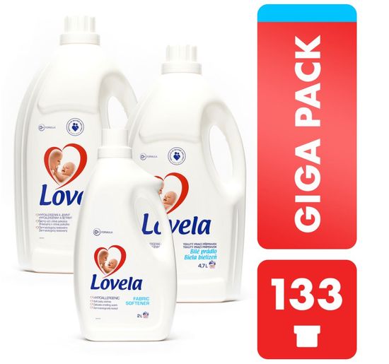 Lovela Gigapack 9,4 l biele + aviváž zadarmo
