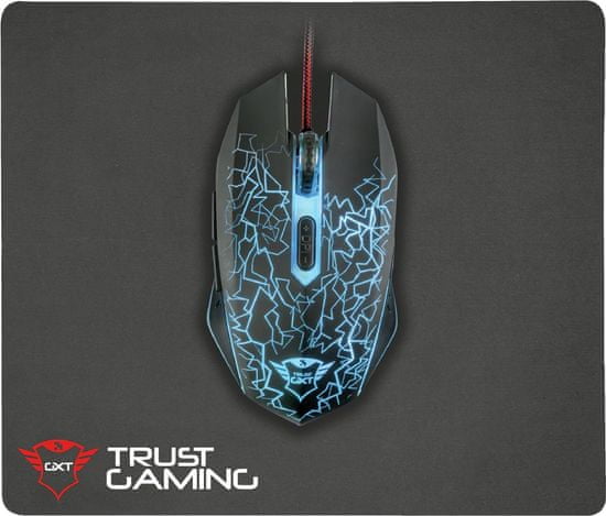 TRUST GXT 783 Gaming Mouse + Mouse Pad (22736) - rozbalené