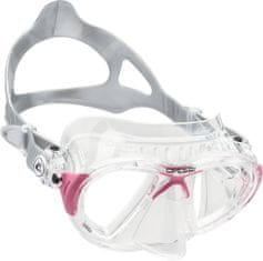 Cressi Maska NANO BLACK HD, potápačské okuliare, transp/růžová