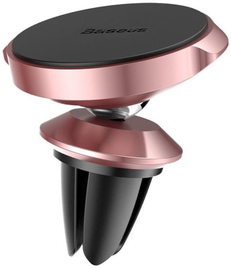 BASEUS Small Ears magnetický držiak telefónu do ventilačnej mriežky auta SUER-A0R, ružovo-zlatý