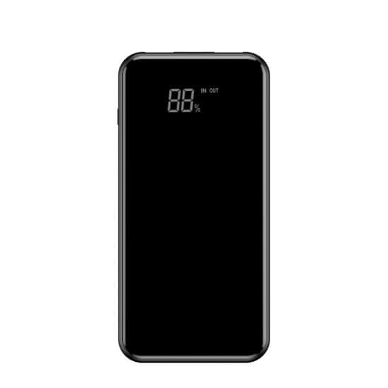 BASEUS Bezdrôtová powerbanka s LCD displejom 8000 mAh, čierna PPALL-EX01