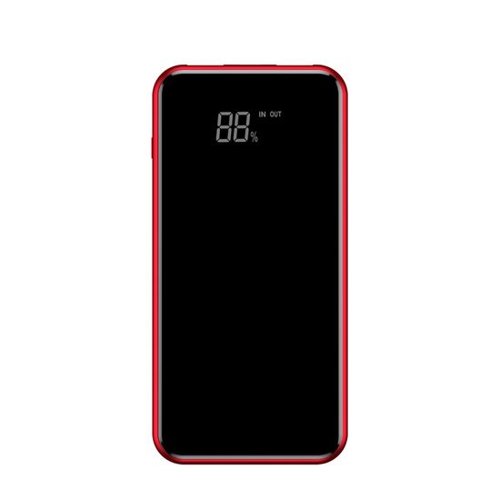 BASEUS Bracket bezdrôtová Qi nabíjačka 8000mAh, červená PPALL-EX09