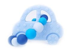KidPro Silikónové hryzátko: Autíčko modré