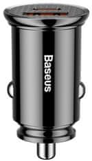 BASEUS Baseus Circular nabíjačka do auta CCALL-YS01, čierna