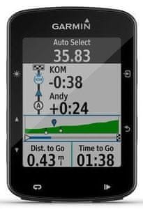 GPS navigácia na bicykel Garmin Edge 520 Plus, cyklomapy Európy, navigovanie, notifikácie z telefónu, detekcia nehody