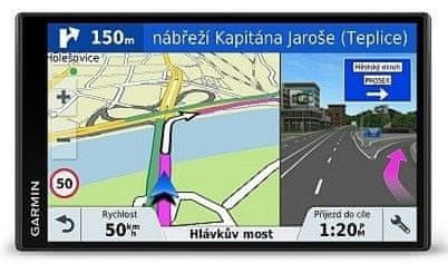 Automobilová GPS navigácia Garmin DriveSmart 61T-D Lifetime Europe20, mapa 20 krajín Európy, doživotná aktualizácia, digitálny príjem dopravných informácií