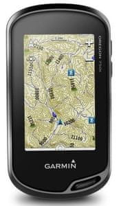 Turistická GPS navigácia Garmin Oregon 750T PRO, turistická topografická mapa Európy, fotoaparát