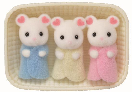 Sylvanian Families Baby Marshmallow myšky trojčatá