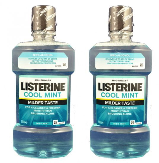 Listerine Zero Mild Mint 2x 500 ml