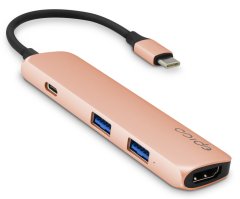 EPICO USB Type-C Hub Multi-Port 4k HDMI - rose gold/black 9915112300003