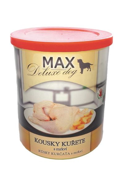 FALCO MAX deluxe kúsky kurčaťa s mrkvou 800 g