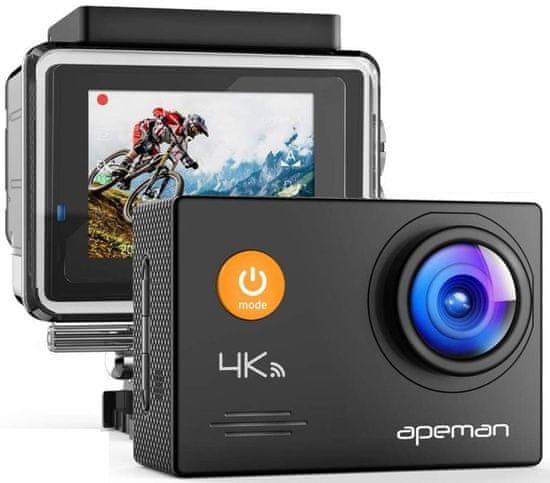 Apeman Odolná digitálna kamera A79, 4K Ultra HD, vodotesné puzdro do 40 m