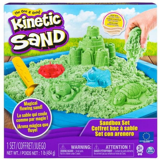 Kinetic Sand Piesočný zámok zelený