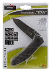 Cattara Nôž zatvárací TITAN s poistkou 22cm