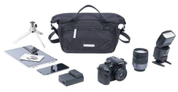 Vanguard fototaška VEO Flex 25M BK čierna taška cez rameno na foťák