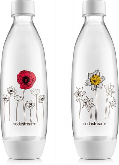 SodaStream Fľaša FUSE 2 x 1 l Kvety v zime